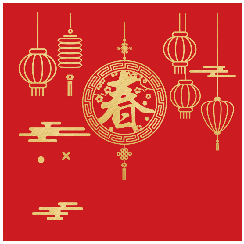 2021新年元旦教室布置装饰玻璃门贴纸春节橱商场店铺过年窗花贴画图片