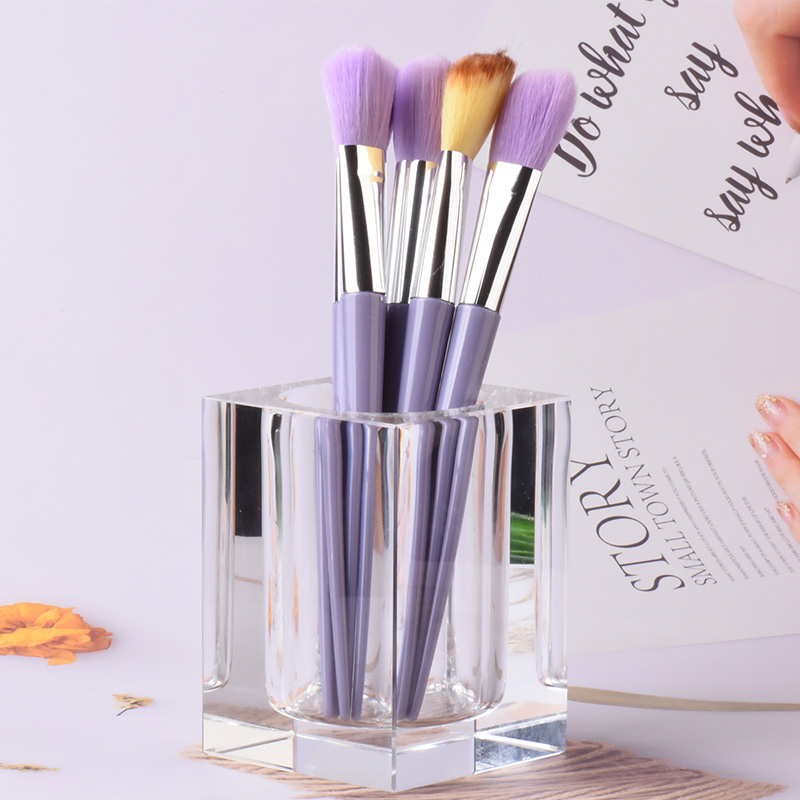 水晶笔筒化妆刷收纳筒收纳盒