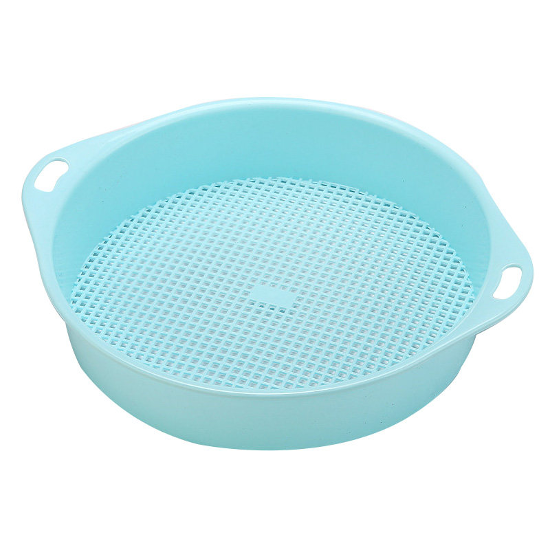 多肉植物园艺土筛塑料网筛子过滤土石土壤颗粒工具育苗筛土器米筛