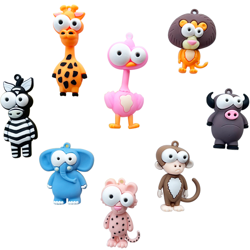 冰箱贴磁贴个性创意大眼小动物儿童白板贴可爱黑板贴卡通磁吸铁石