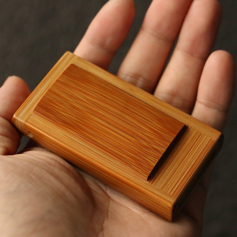 黄蛉盒十几年玉竹老料沪上老艺人纯手工精工榫卯制作鸣虫器具竹器