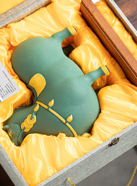 唐马摆件招财陶瓷马新中式客厅酒柜装饰办公室玄关桌面工艺品摆设