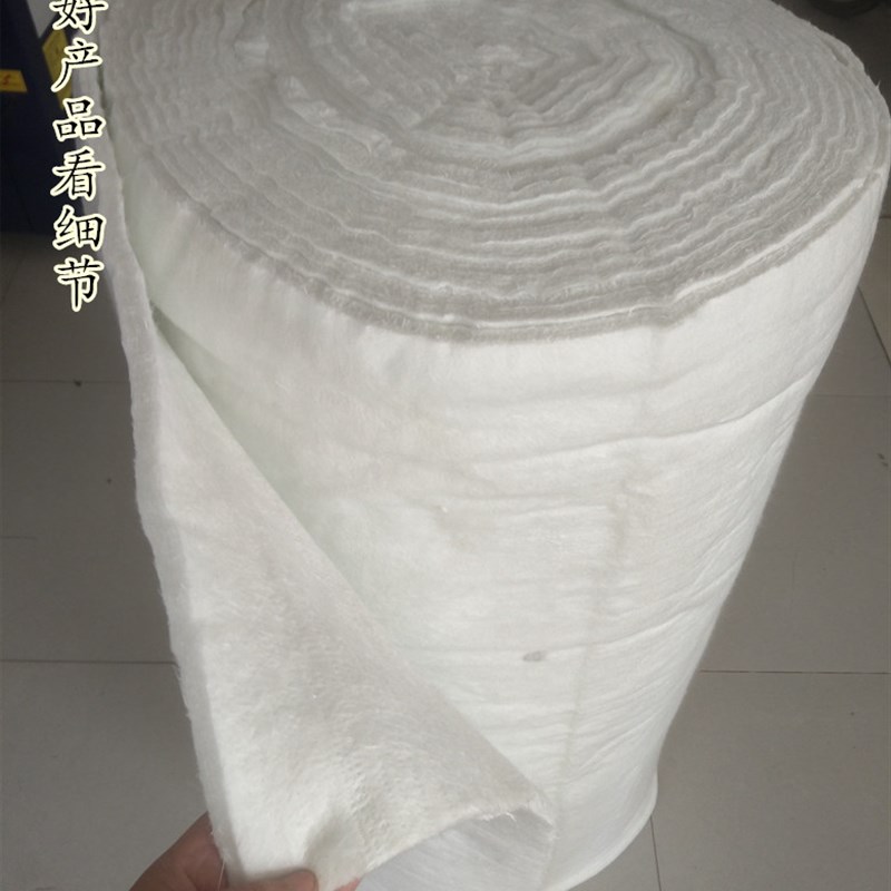 无碱玻璃纤维针刺毯绝缘电磁加热排气管消音棉烟管防火隔音隔热棉