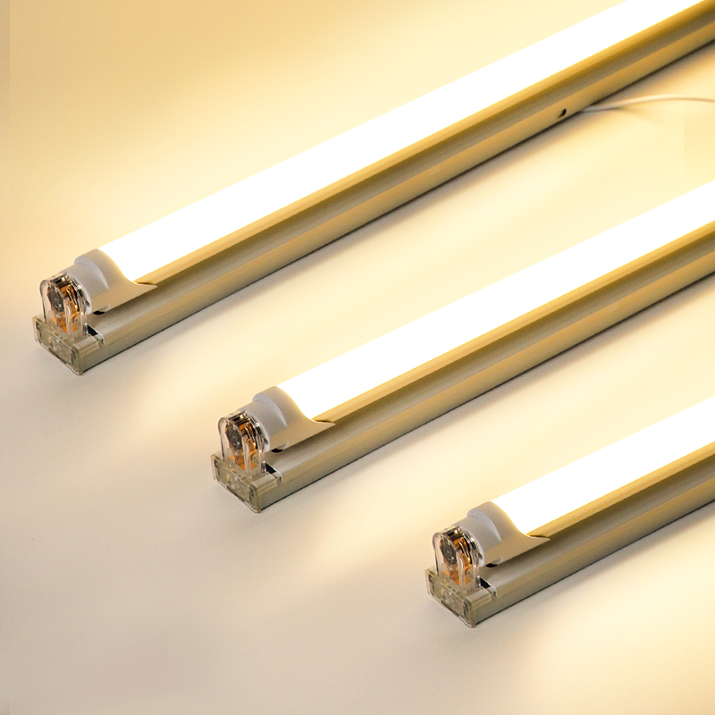 3000K暖光灯管T8分体单灯高亮日光灯底座支架光管商用LED餐饮节能