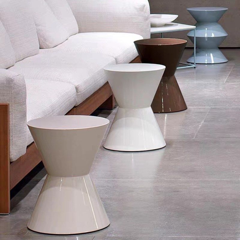 玻璃钢客厅沙发边几角几设计师北欧轻奢茶几小桌子网红创意床头几