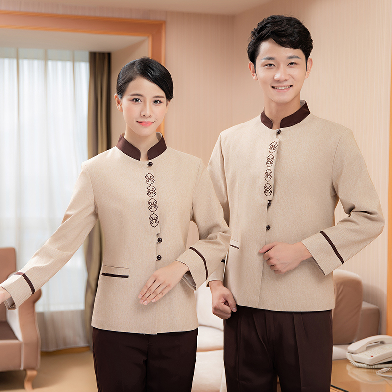 保洁服秋冬装女KTV清洁工医院保洁员阿姨物业保洁工作服长袖套装