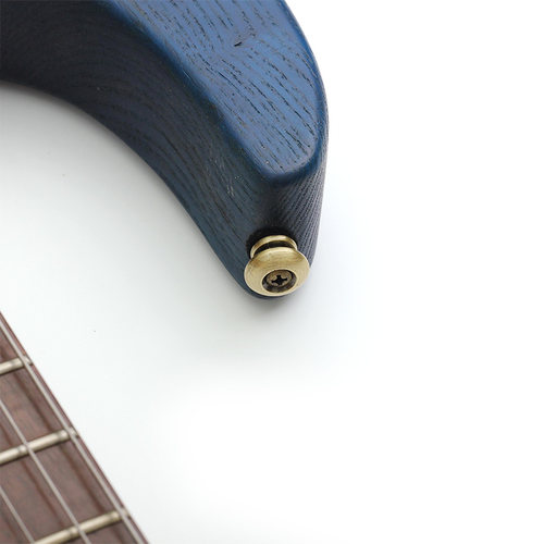 朗汀古铜色吉他背带钮尤克里里尾钉贝斯背带固定扣防滑扣2颗装