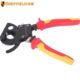 热销双色手柄棘轮断线剪S150003铬钒合金钢电缆剪线钳