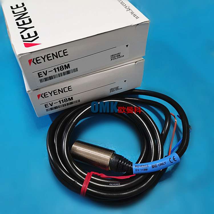 销售M18接近开关EV-112M EV-118M可检测黑色金属距离5MM