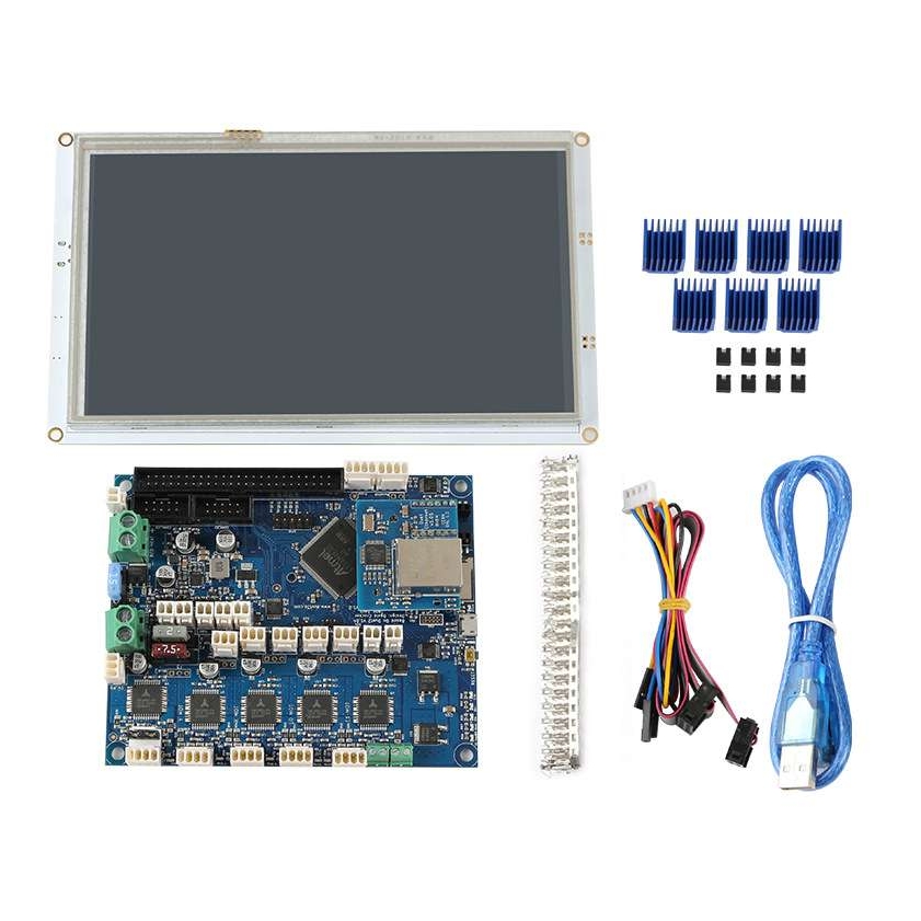 克隆新Duet 2 Ethernet主板+PanelDue7i集成彩色触屏3D打印机套件