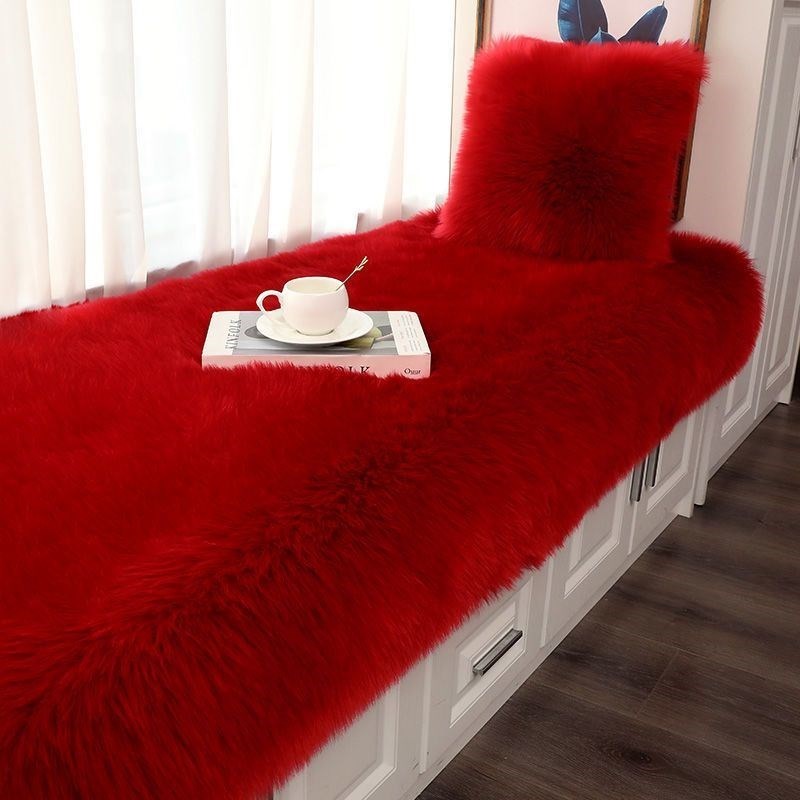 地毯卧室飘窗短毛地垫地毯床边户外露营垫房间长毛绒家用生活垫子