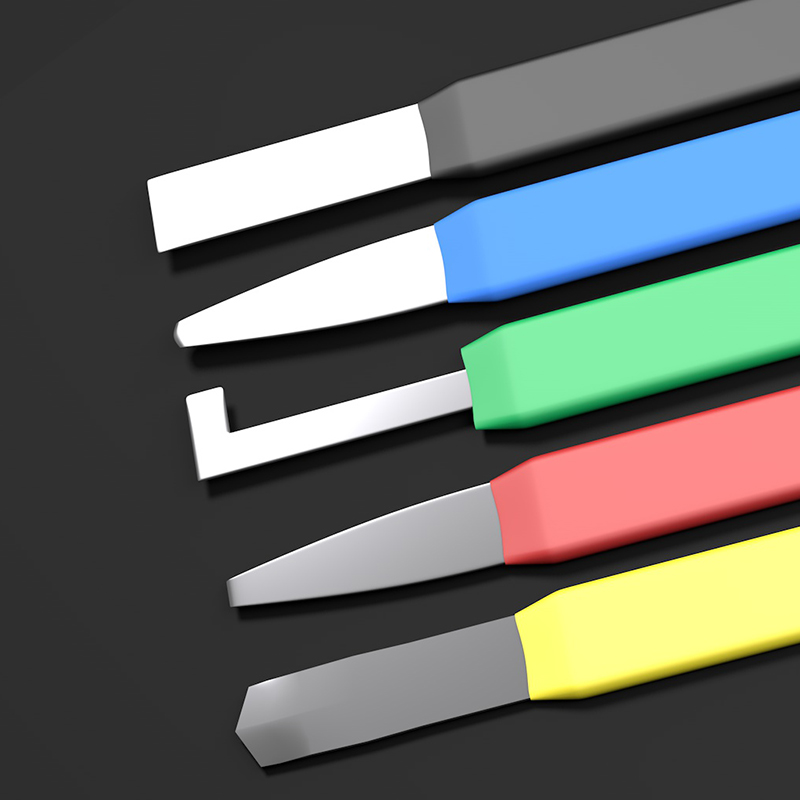 多功能拆机撬棒铲电池撬壳不锈钢刮刀套装防静电刮胶除锡维修工具