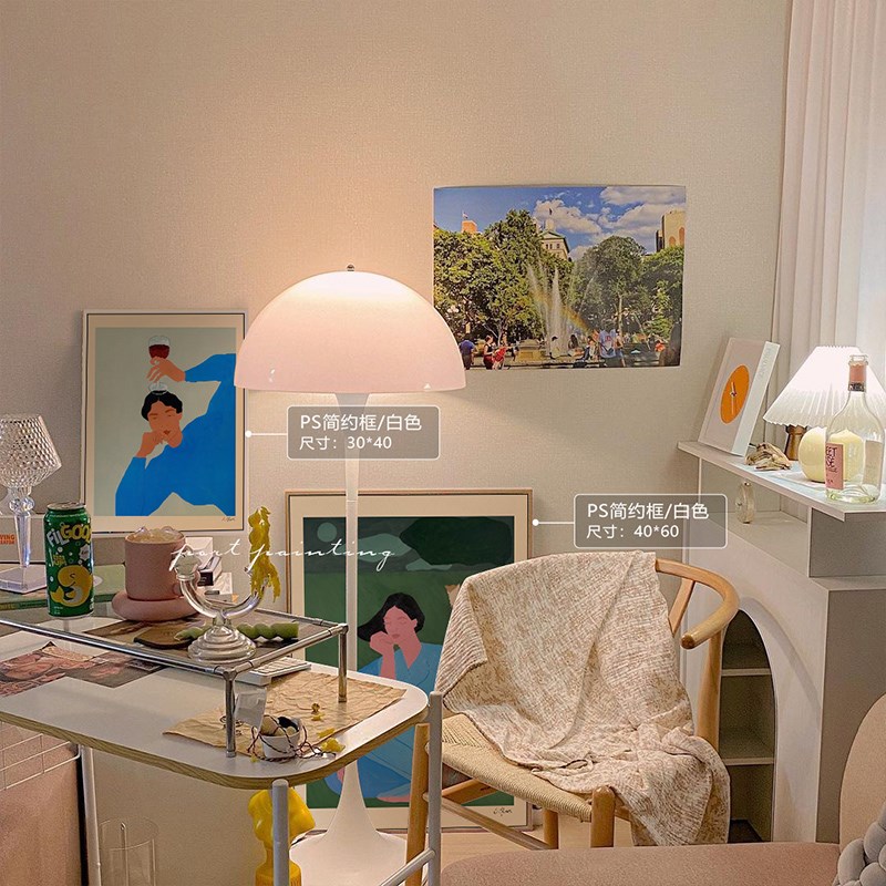 港画装饰画艺术小众抽象人物客厅卧室挂画床头壁画落地复古装饰画图片