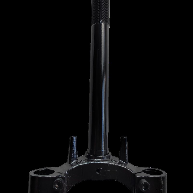 新国标简易款电动车粗管方向柱前叉老年代步车液压前叉立柱下联板