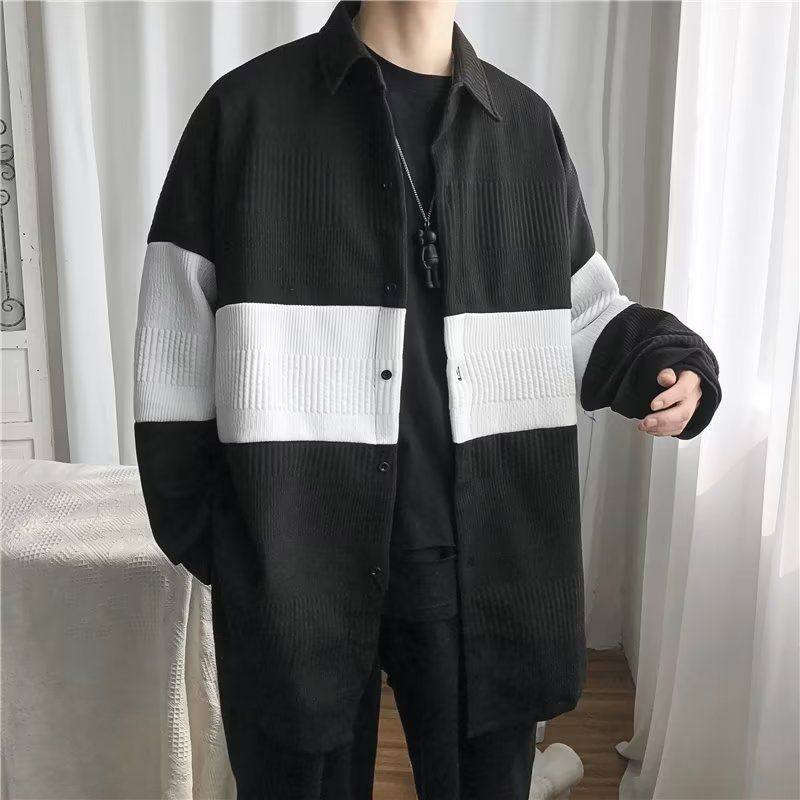黑暗系男装开衫针织夹克男设计感小众上衣炸街外套高级情侣装春秋