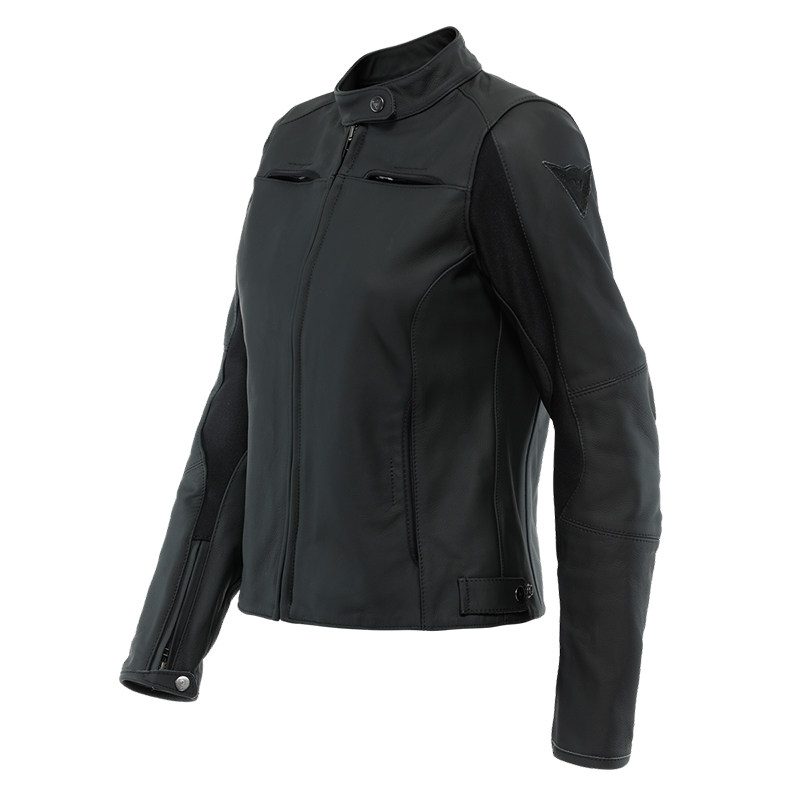 DAINESE/丹尼斯RAZON 2摩托车女士城市复古骑行服修身机车皮衣