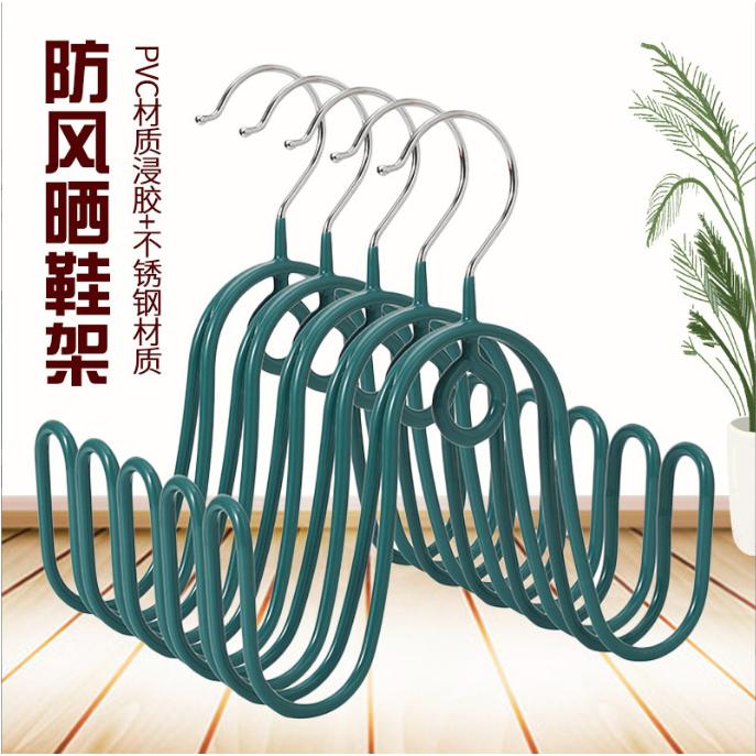 晒鞋架 家用挂鞋架晒鞋子架子户外阳台晾鞋架挂钩室外凉鞋架挂架