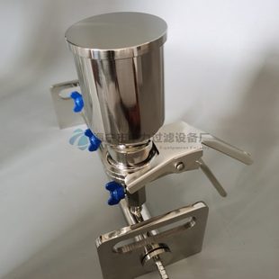 300ml送水系膜 铜绿假细胞检测不锈钢薄膜过滤器真空抽滤夹子款