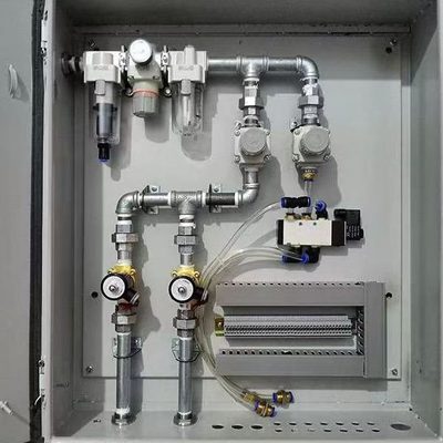 电磁阀岛箱气动控制柜气缸控制箱SMC亚德客电磁阀组控制箱阀组柜