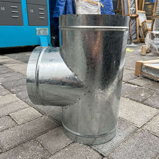 镀锌白铁皮正三通四通油烟排烟管道风管Y型三通T三通变径圆转接头