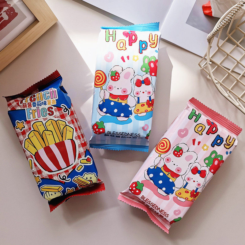 彩虹日记蘸酱番茄味薯条休闲零食儿童卡通满月周岁喜铺回礼伴手礼