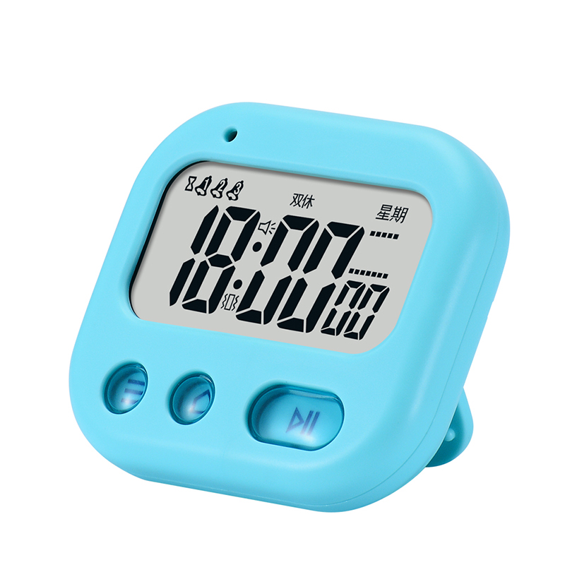 震动闹钟学生用可振动宿舍专用电子起床神器静音夜光多功能计时器