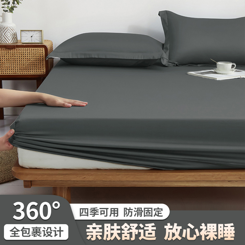 床笠单件单人水洗棉床罩床垫套席梦思防尘保护罩冬季磨毛全包床单