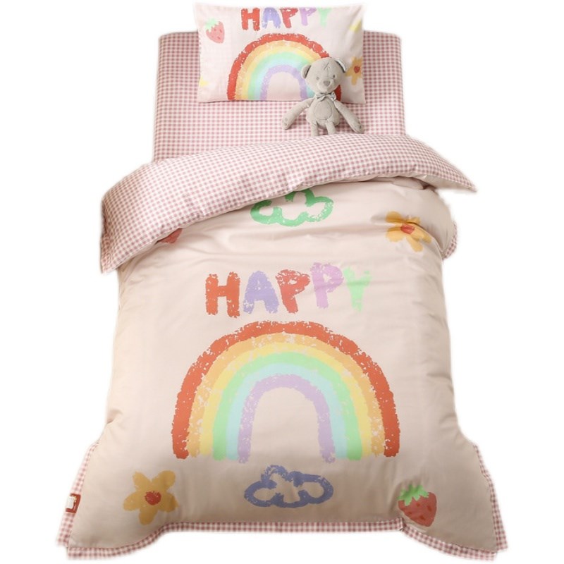 A类幼儿园被子三件套被褥六七件套宝宝入园午睡专用床品纯棉被套