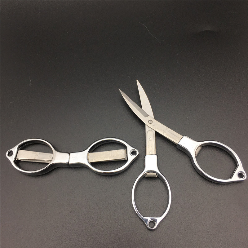 鱼线剪不锈钢锻造拉伸式旅行小剪刀 折叠剪刀携带方便家用便携剪