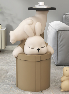 兔子落地摆件家居饰品大型客厅装饰沙发电视柜2023兔年新年礼物