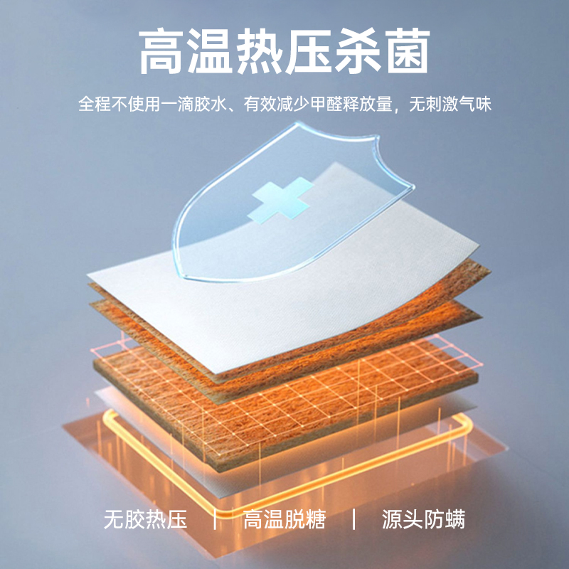 5公分椰棕床垫家用软硬纯棕榈棕垫厚薄榻榻米垫子可定制尺寸