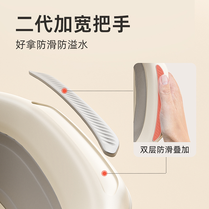 婴儿洗脸盆可折叠宝宝初生脸盆新生婴儿专用盆儿童洗脚洗屁股盆子