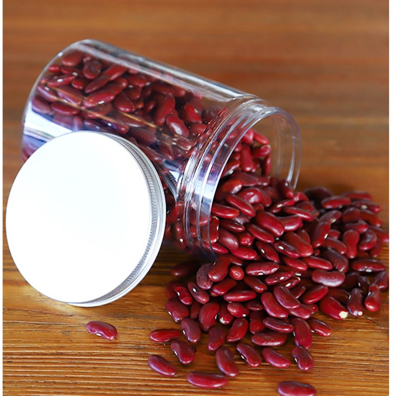 大号塑料瓶10系50个铝盖饼干坚果食品爆米花桶密封罐透明包装罐子