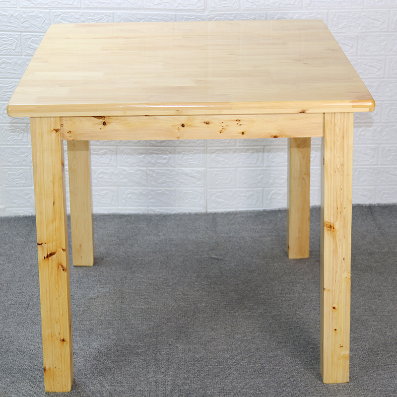 实木餐桌饭店餐饮餐桌小户型桌子家用饭桌四方桌仿古八仙桌