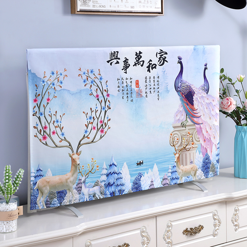 85寸液晶电视机罩壁挂式80寸电视套防尘罩2023年新款电视盖布简约