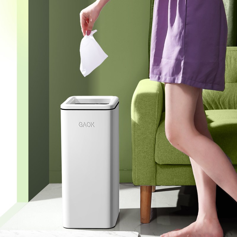 GAOK客厅家用垃圾桶无盖厨房高大号商用厕所卫生间