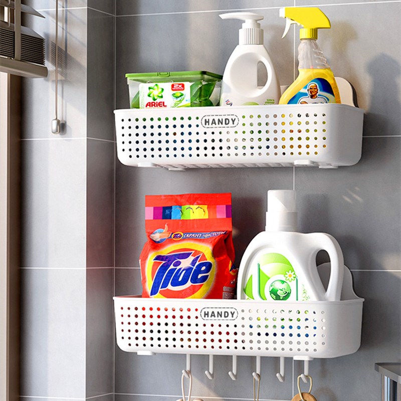 阳台空间利用神器洗衣池台上方置物架滚筒洗衣机上面各种收纳壁挂