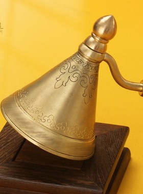 八塔擦擦模具长柄实木家用佛具摆件藏式黄铜陶土印泥佛像水擦擦