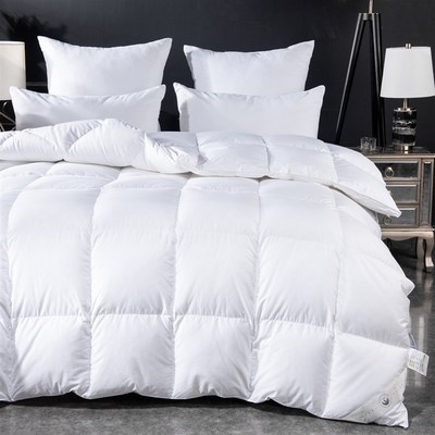 羽绒被被壳半成品全棉被芯内胆防钻绒自充绒100支120支单层双层被