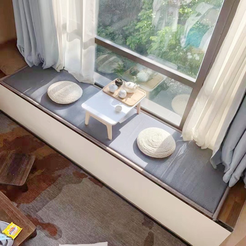 定做双面飘窗垫窗台垫四季通用阳台垫日式榻榻米垫竹编地毯卧室垫