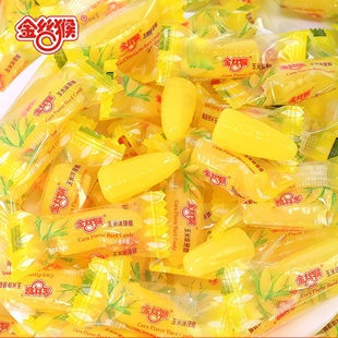 金丝猴玉米硬糖500g袋装喜糖婚糖批发怀旧小零食儿童休闲糖果休闲