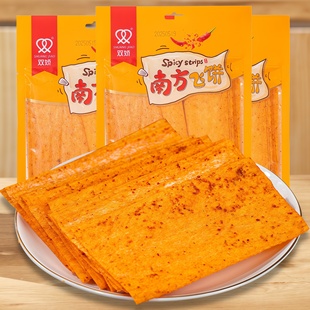 双娇南方飞饼辣条酥脆辣片香辣解馋零食湖南麻辣片网红休闲食品