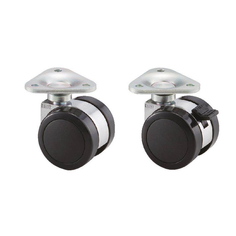 热卖-现货世嘉智尼蓝普LAMP 脚轮 GX50P/GX50PS 载板式 车轮锁定