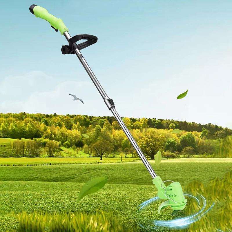 锂电割草机无线全自动除草机充电家用打草机电动便携园林修剪机器