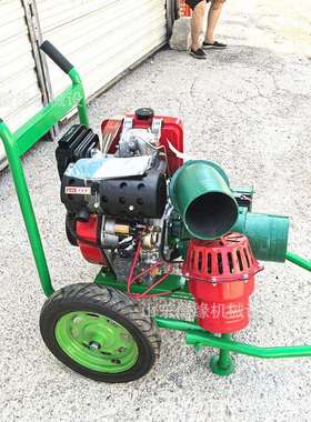 高扬程喷灌泵 绿化带浇地灌溉抽水泵 手推式柴油离心泵