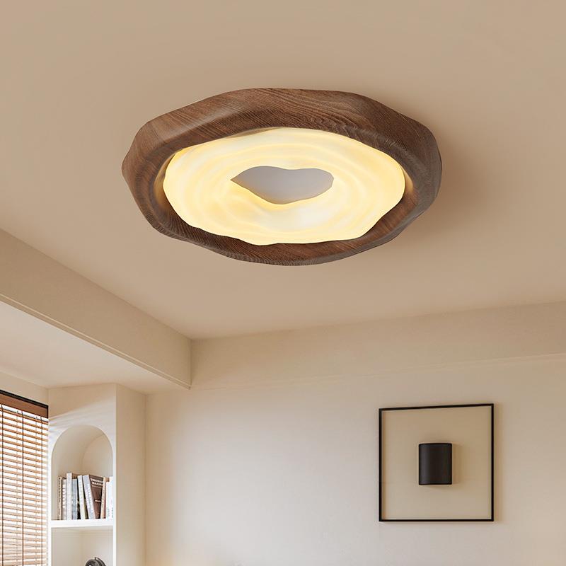 中古曲奇卧室吸顶灯奶油风书房灯网红云朵儿童房间全光谱护眼灯具