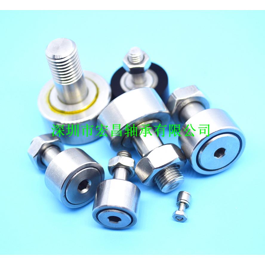 生产SCF5不锈钢螺栓滚轮滚针轴承 CF5凸轮导向器轴承 KR13