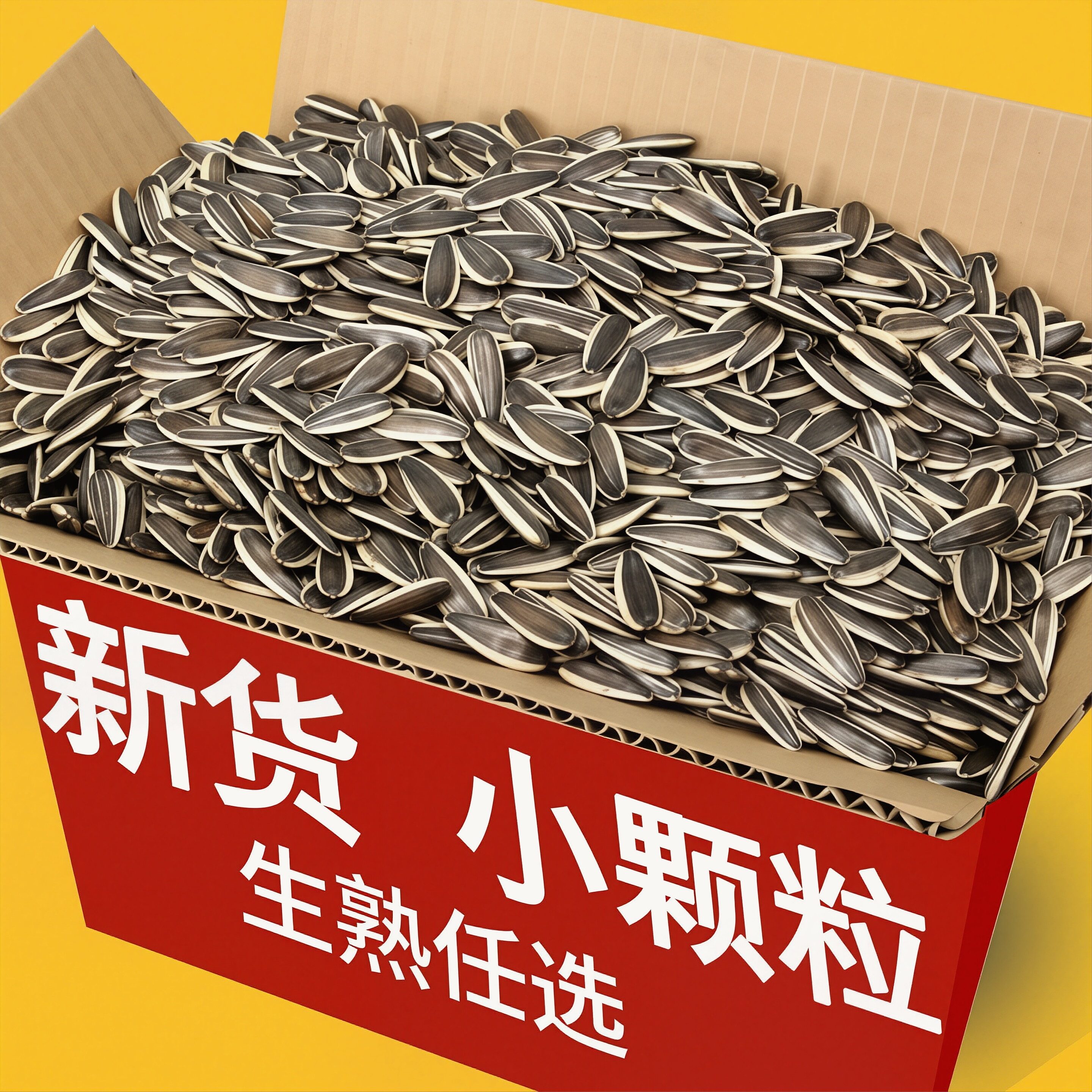 内蒙古原味瓜子零食新货小葵花籽颗粒批发炒熟瓜子散装生瓜子年货