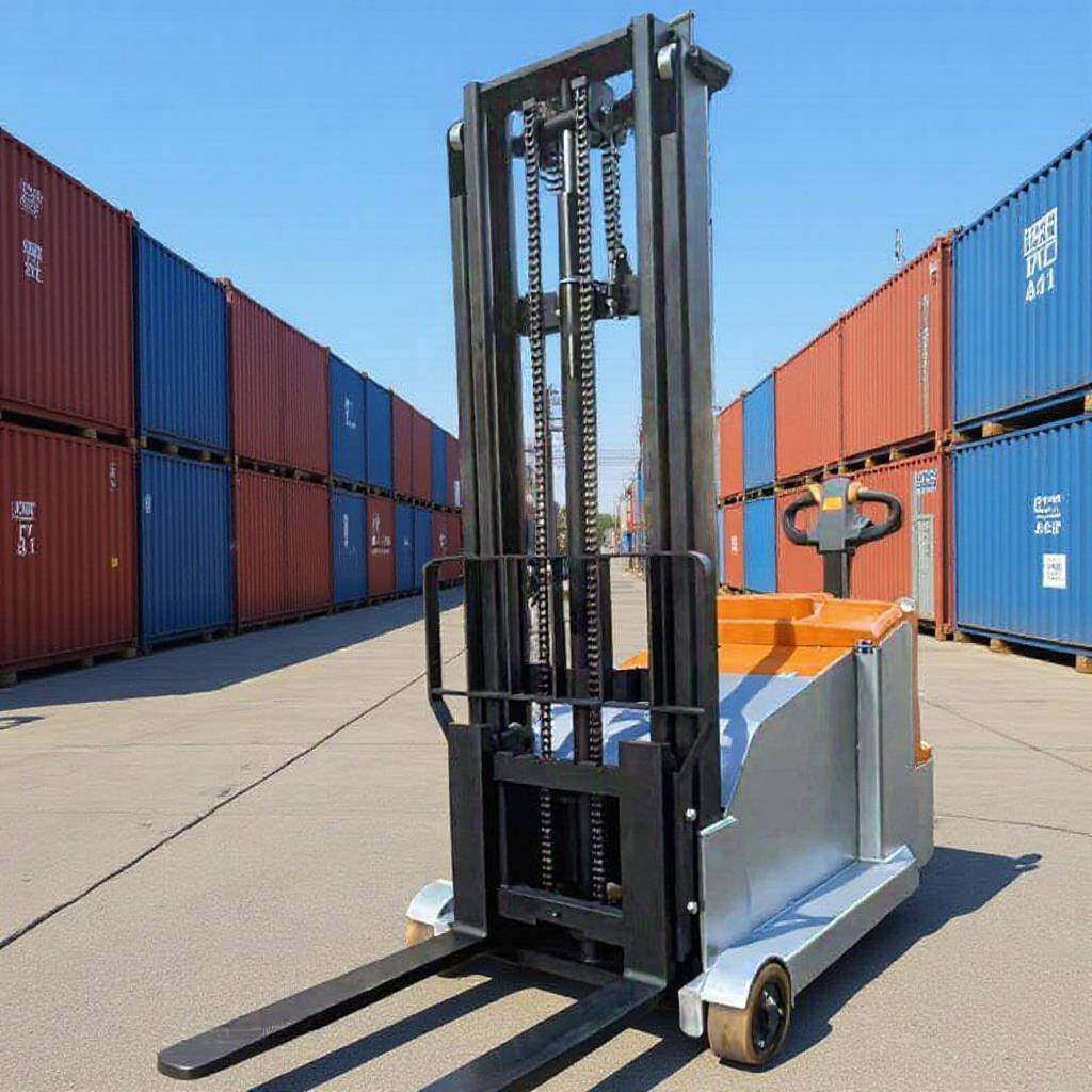 供应全电动堆高车步行式平衡无腿配重小型电动叉车搬运工具车新款,商业/办公家具,堆高车,淘宝优惠券,粉丝福利购,淘宝优惠卷