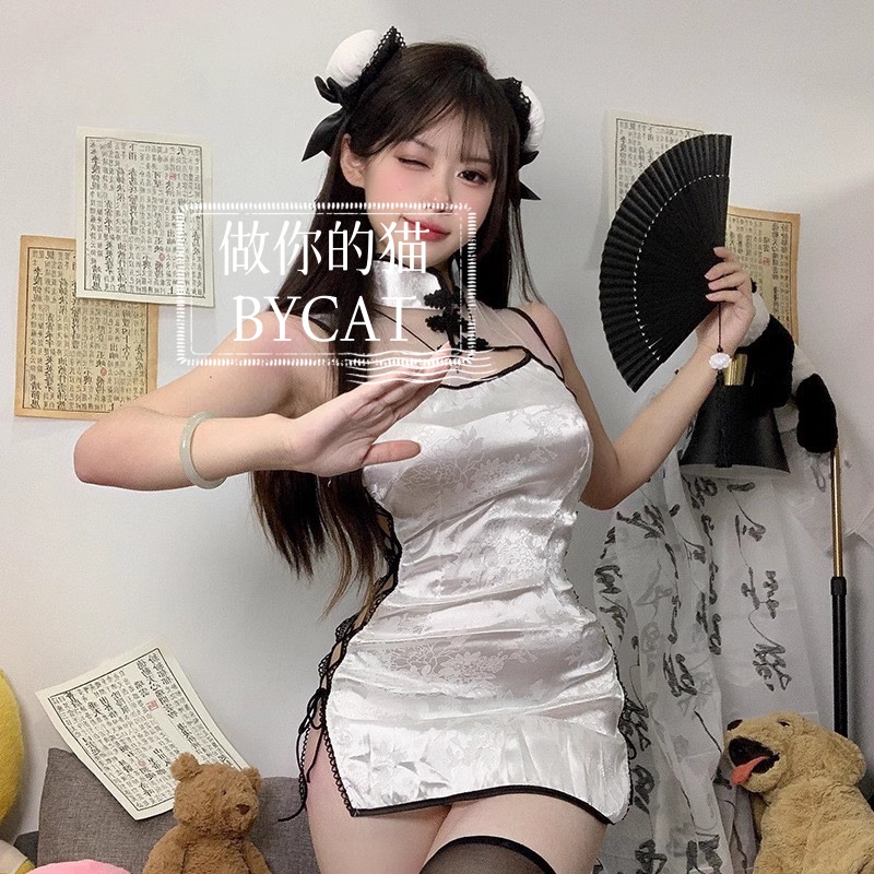 新中式性感旗袍大码款少女